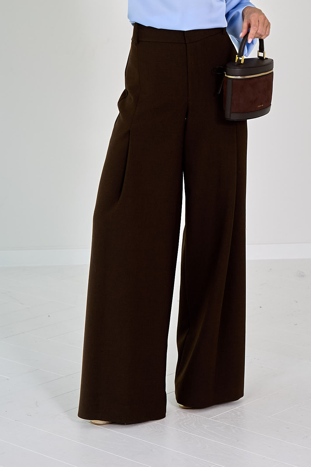 26W-SEDUCTIVE-BROEK-BRUIN DONKER