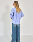 26W-BAD HABITS-CHEMISIER-BLAUW MIDDEN