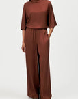 26W-DRYKORN-BROEK-BRUIN DONKER