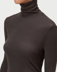 26W-DRYKORN-T SCHIRT-BRUIN DONKER