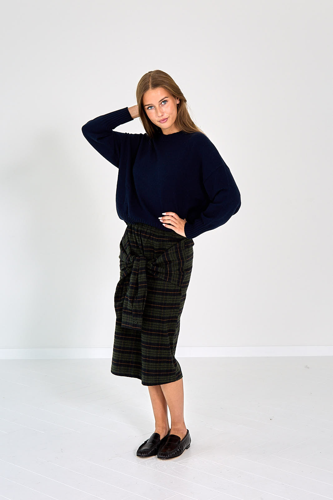 26W-LES TRICOTS  DE LEA-PULL-MARINE DONK