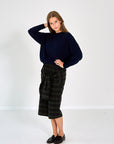 26W-LES TRICOTS  DE LEA-PULL-MARINE DONK