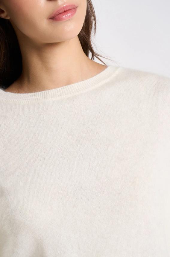 26W-LES TRICOTS  DE LEA-PULL-ECRU