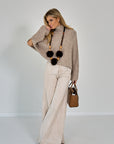 26W-MARGAUX LONNBERG-PULL-BEIGE MIDDEN