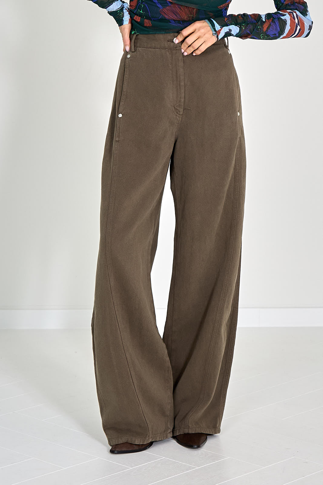 26W-MARGAUX LONNBERG-BROEK JEANS-BRUIN D