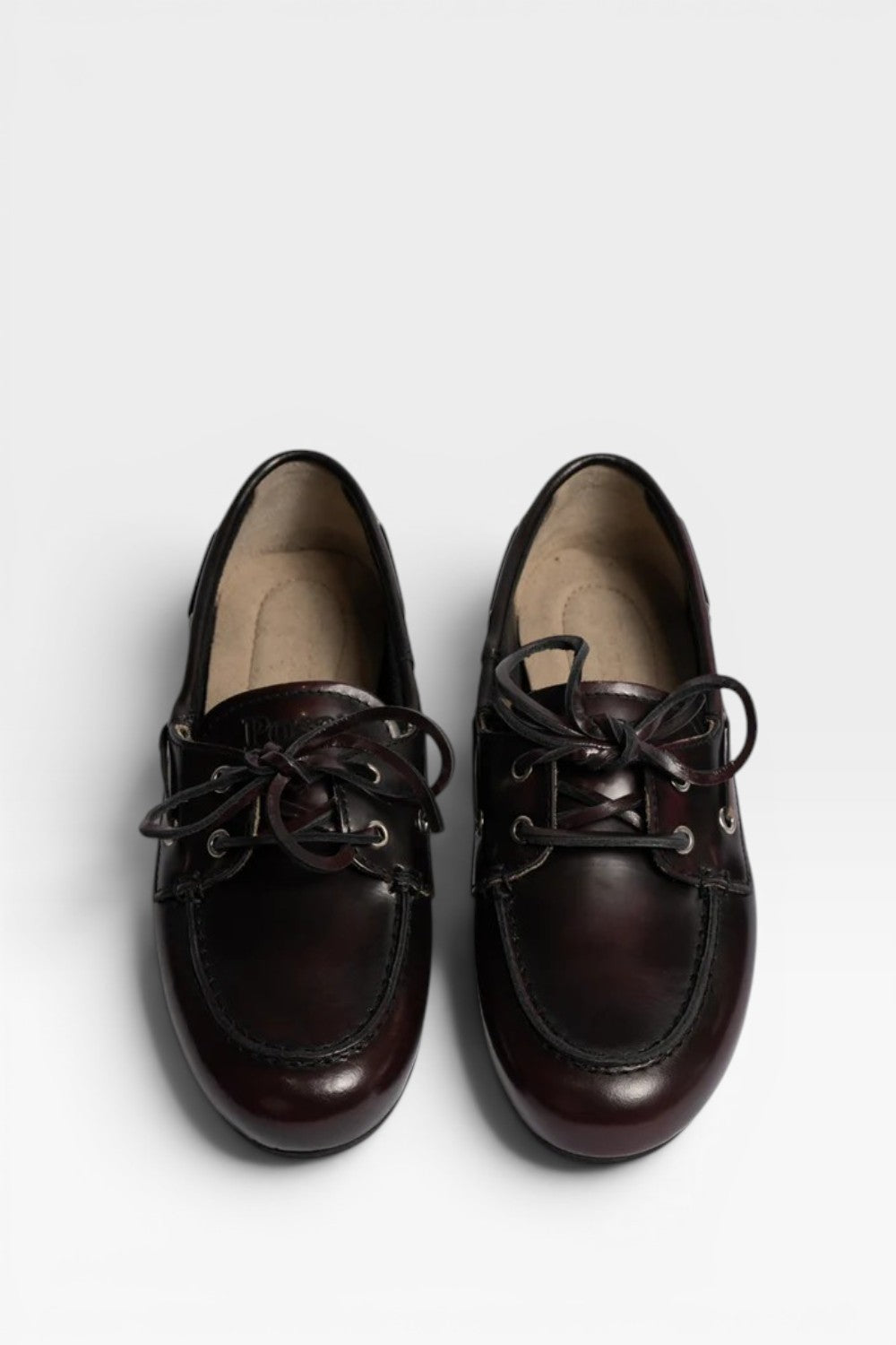 26W-POSA-SCHOENEN-BORDEAUX DONKER ROOD