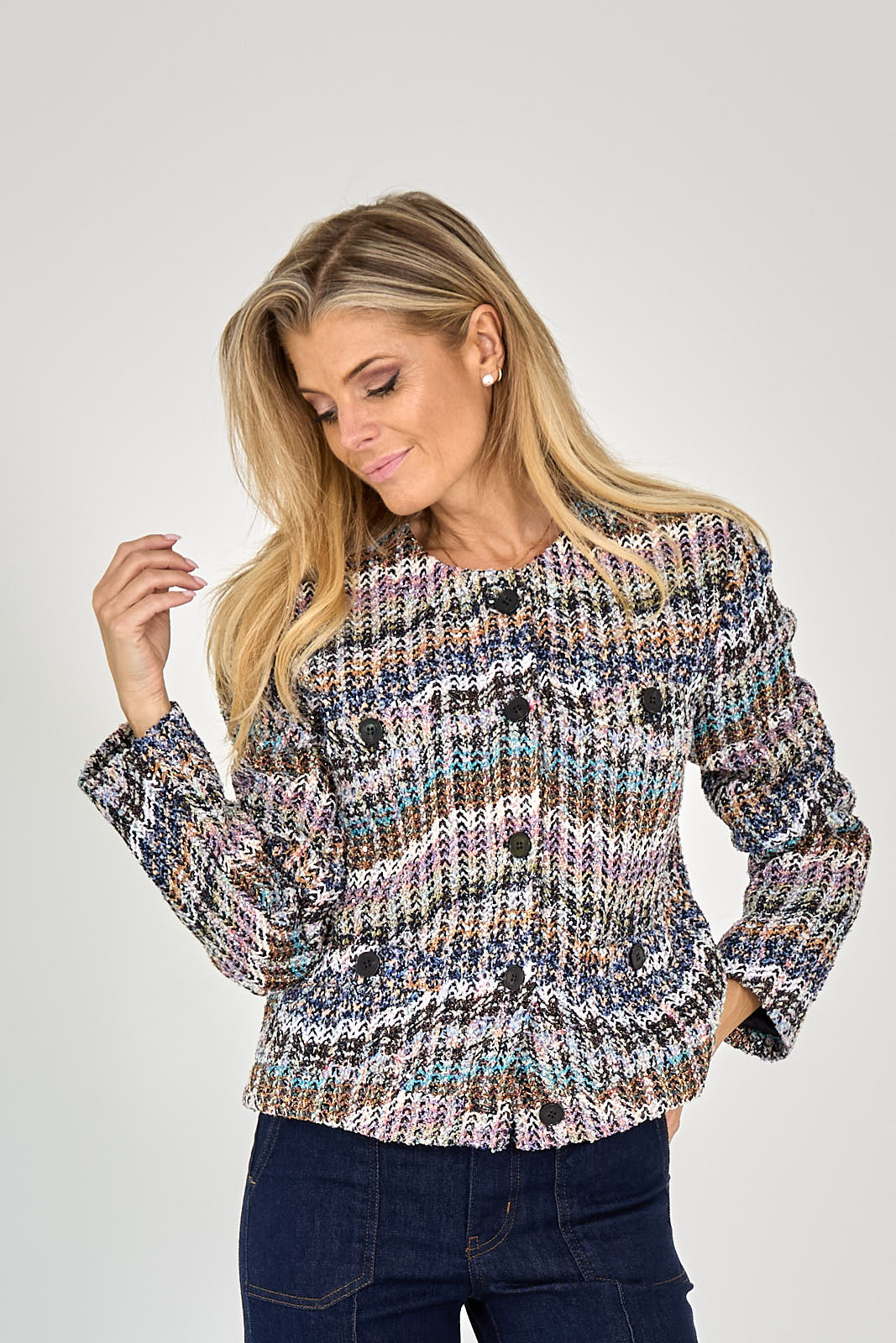 26W-MISSONI-BLAZER-MARINE DONKER
