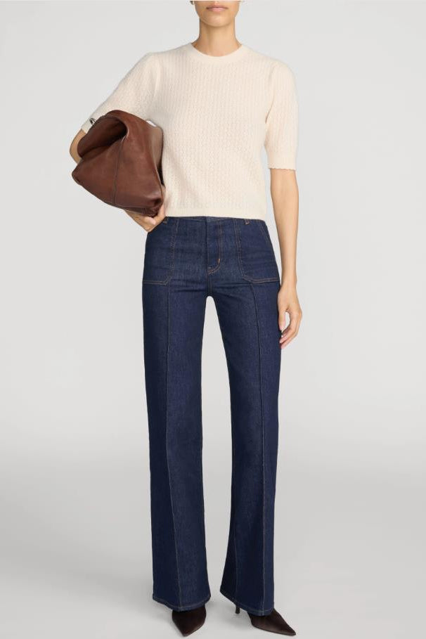 JEANS LE SLIM PALAZZO POCKET