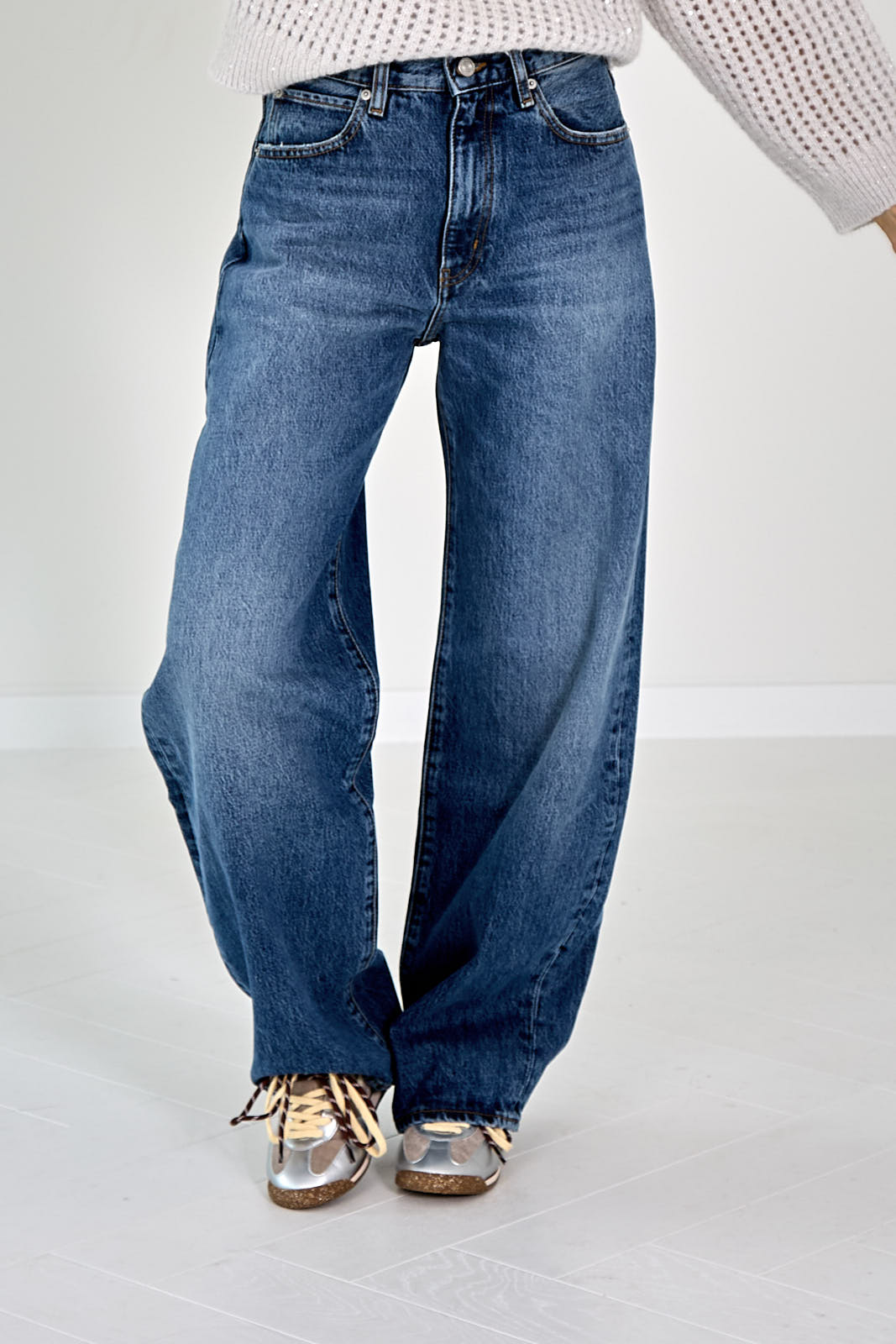 26W-FRAME-BROEK JEANS-BLAUW MIDDEN