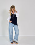 26W-BAZAR DE LUXE-CHEMISIER-MARINE DONKE
