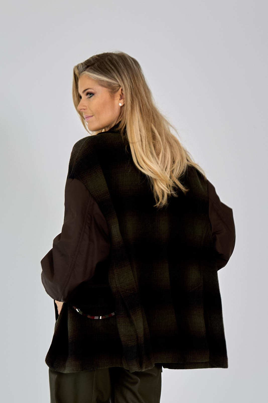 26W-BAZAR DE LUXE-BLAZER-KAKKIGROEN