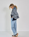 26W-BAZAR DE LUXE-MANTEL-BLAUW MIDDEN