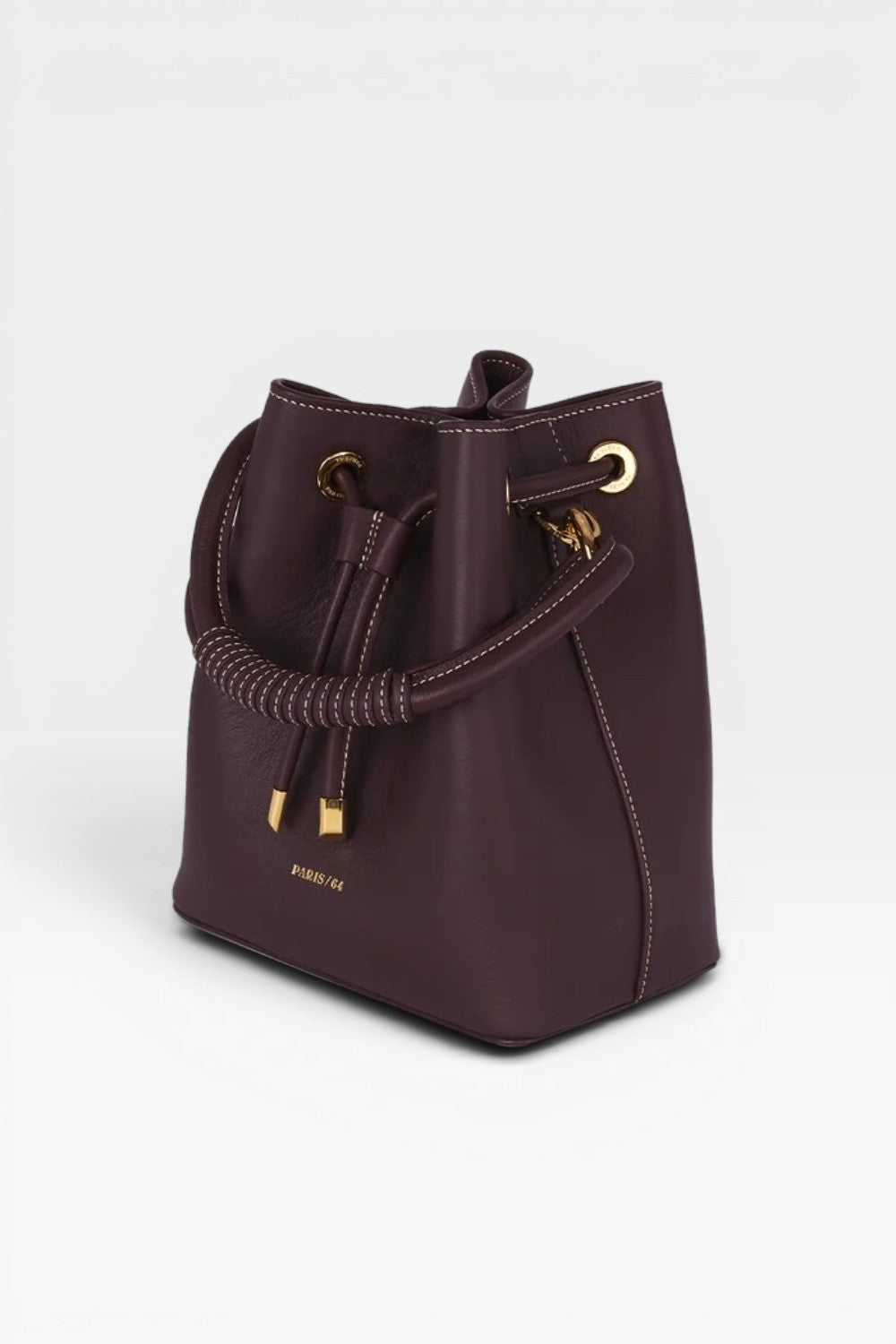 26W-A PARIS-HANDTAS-BORDEAUX DONKER ROOD