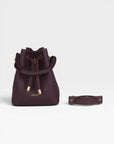 26W-A PARIS-HANDTAS-BORDEAUX DONKER ROOD
