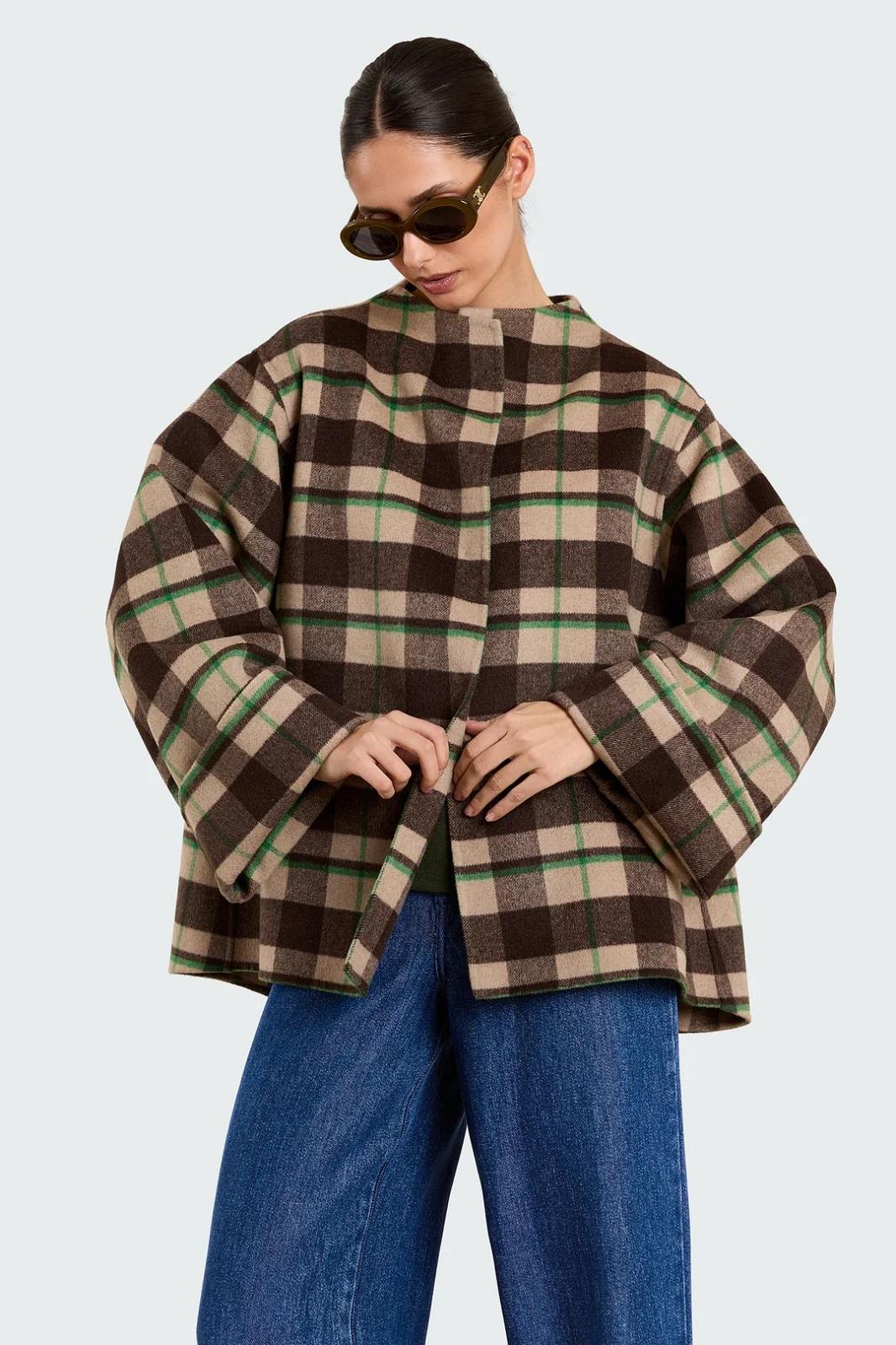 MANTEL VERA TARTAN