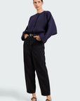 26W-STUDIO  CLIQUE-PULL GILET-MARINE DON