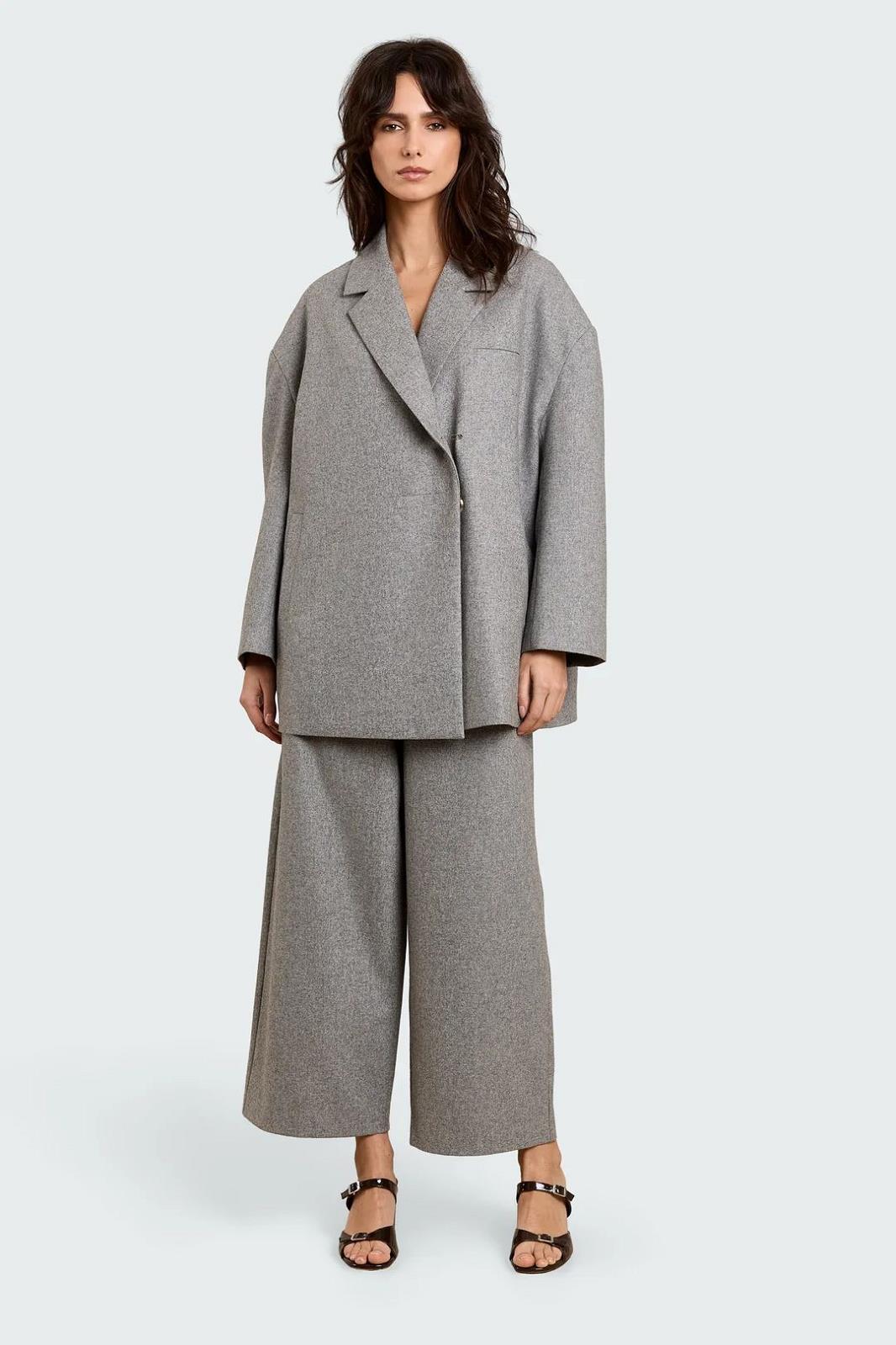 26W-STUDIO  CLIQUE-BLAZER-GRIJS MIDDEN