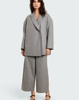 26W-STUDIO  CLIQUE-BLAZER-GRIJS MIDDEN