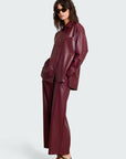 26W-STUDIO  CLIQUE-BROEK-BORDEAUX DONKER