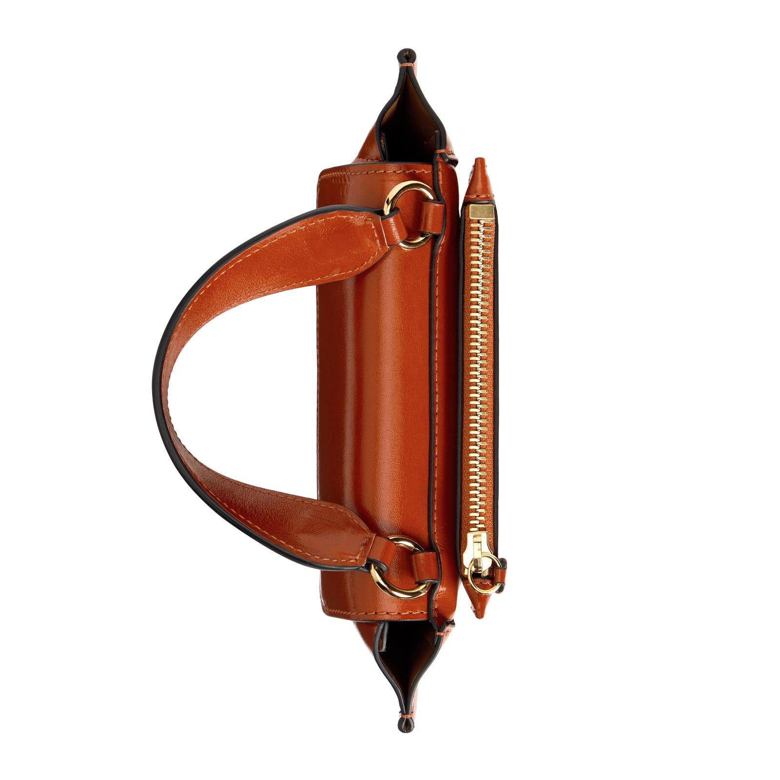 HORTENSIA BAG SMALL CARROT GLAZE