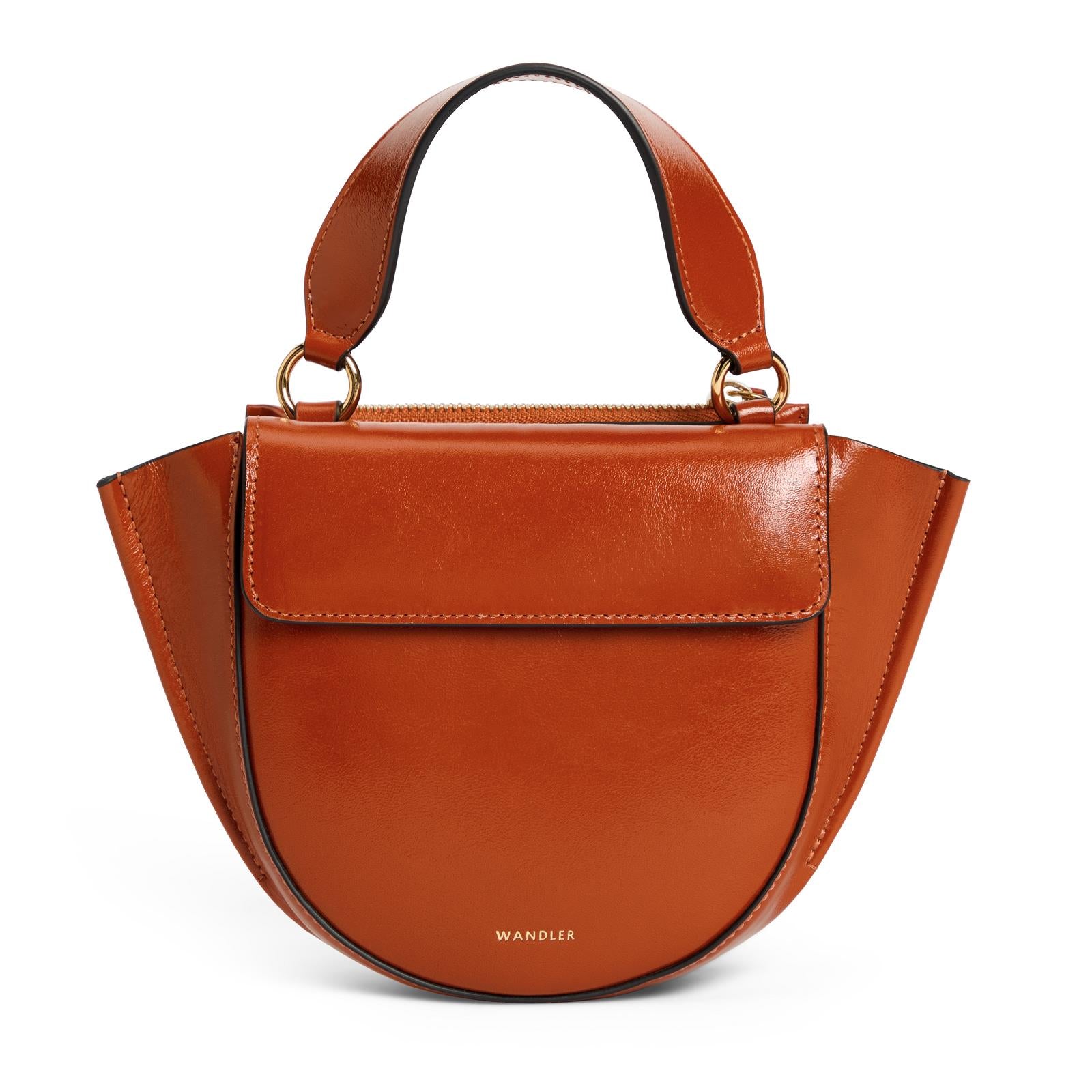HORTENSIA BAG SMALL CARROT GLAZE