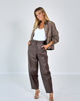 BOMBER SUEDE LEDER
