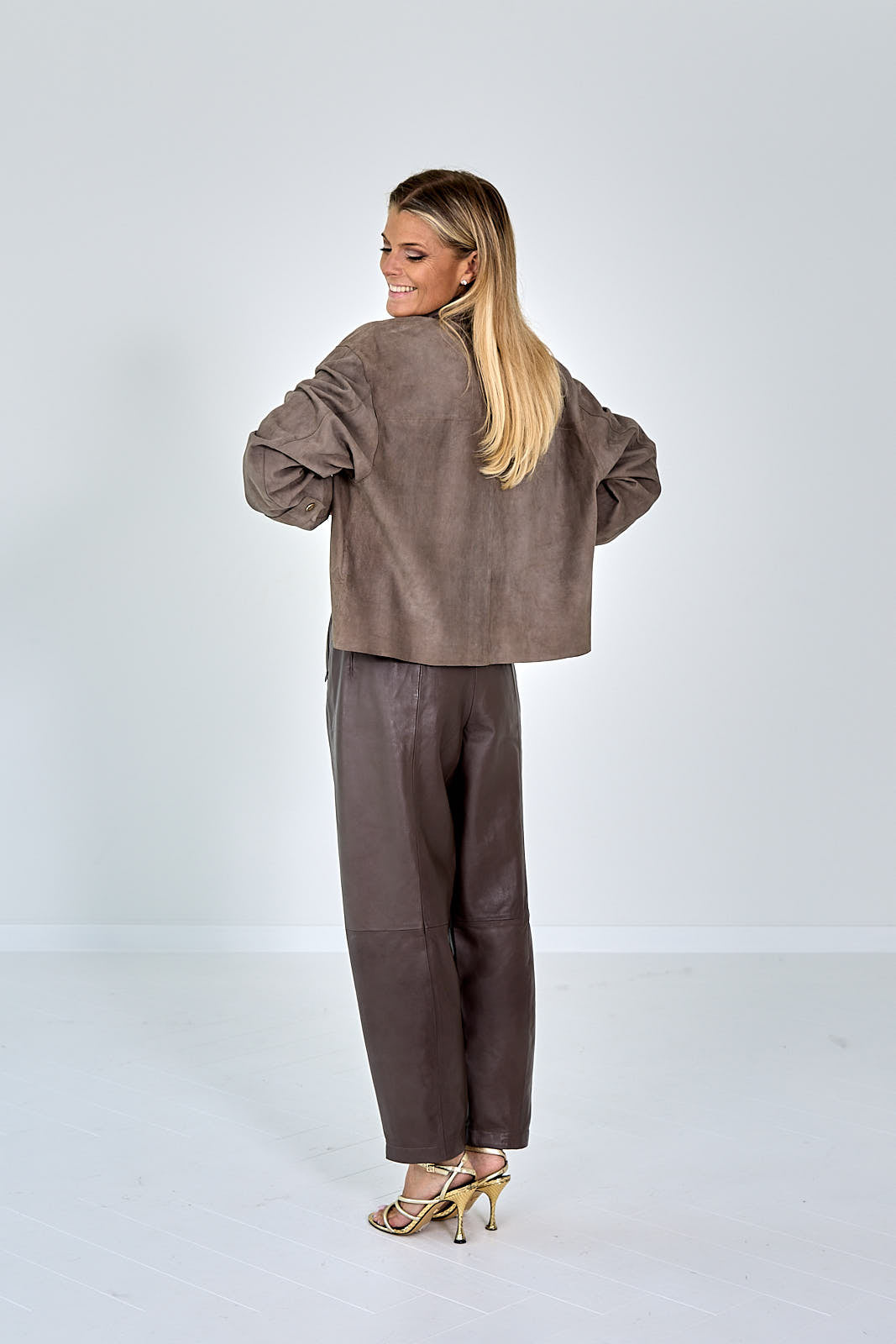 BOMBER SUEDE LEDER