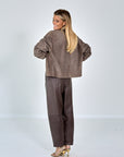 BOMBER SUEDE LEDER