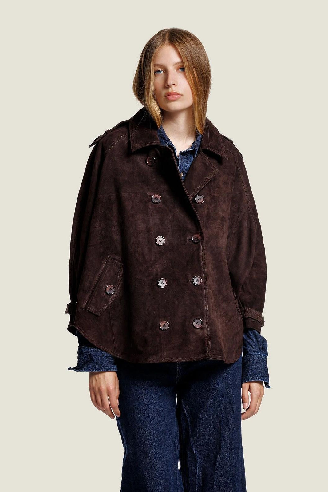 MANTEL BIBI SUEDE