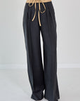 BROEK COTTON BEIGE WIJD
