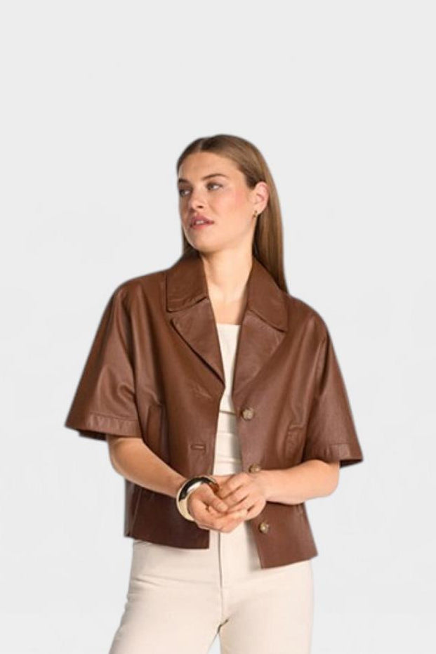 RIANI LEDER JACKET KM