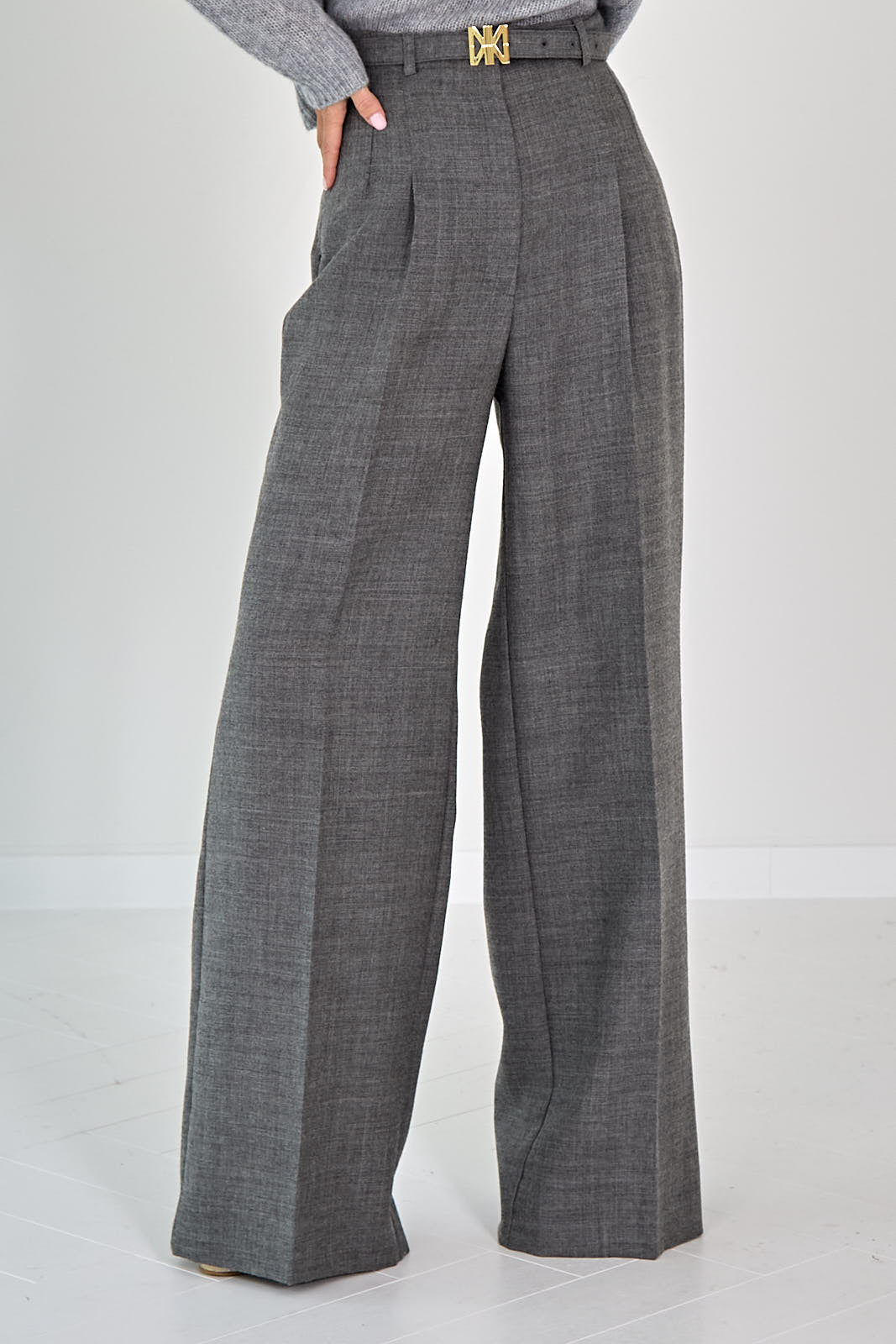 BROEK LAINE CHINE GRIS WIJD