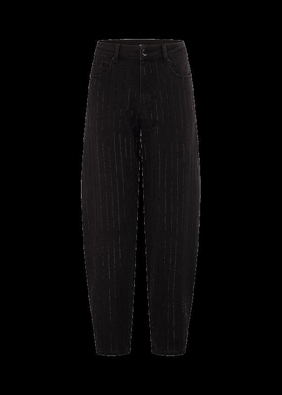 RIANI BARREL BROEK BLACK