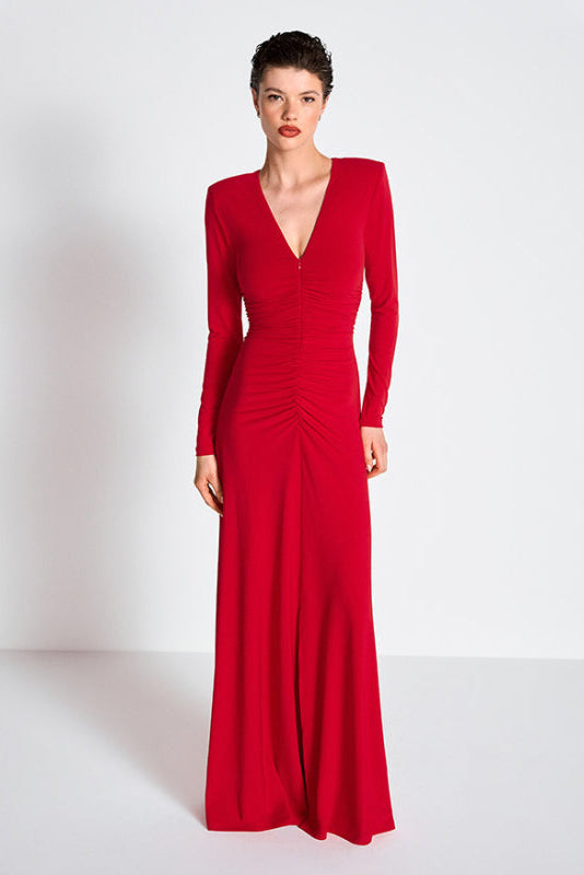 RIANI LANG ROOD KLEED FEEST