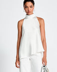 RIANI ZIJDE TOP OFF WHITE