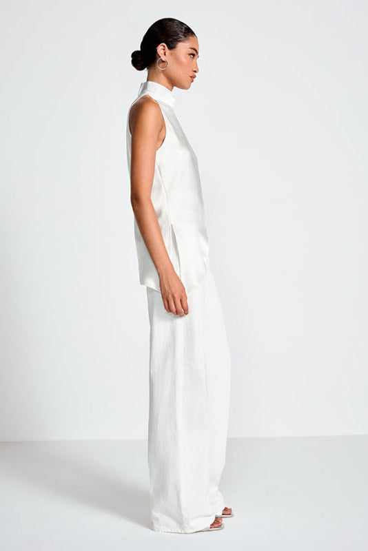 RIANI ZIJDE TOP OFF WHITE