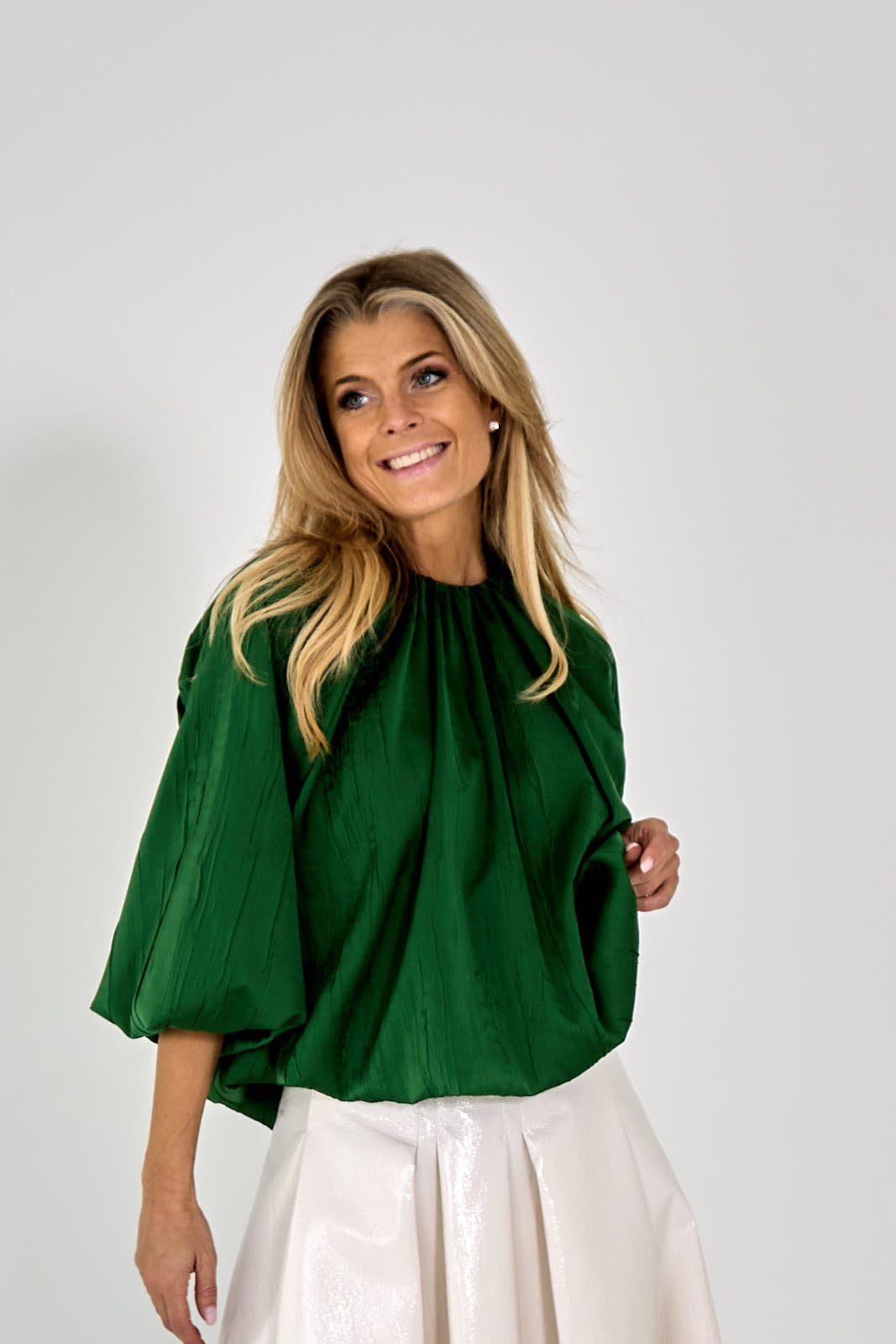 BLOUSE TOILLE FROISSE