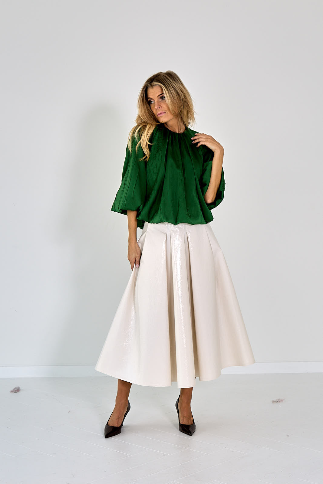 BLOUSE TOILLE FROISSE