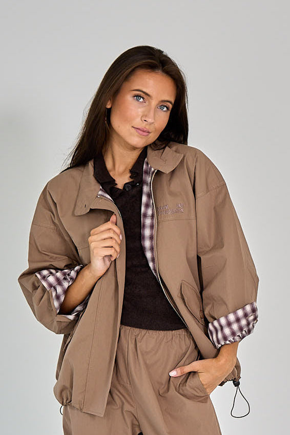 BAUM BLOUSON BEIGE RUITJE IVOERING