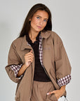 BAUM BLOUSON BEIGE RUITJE IVOERING