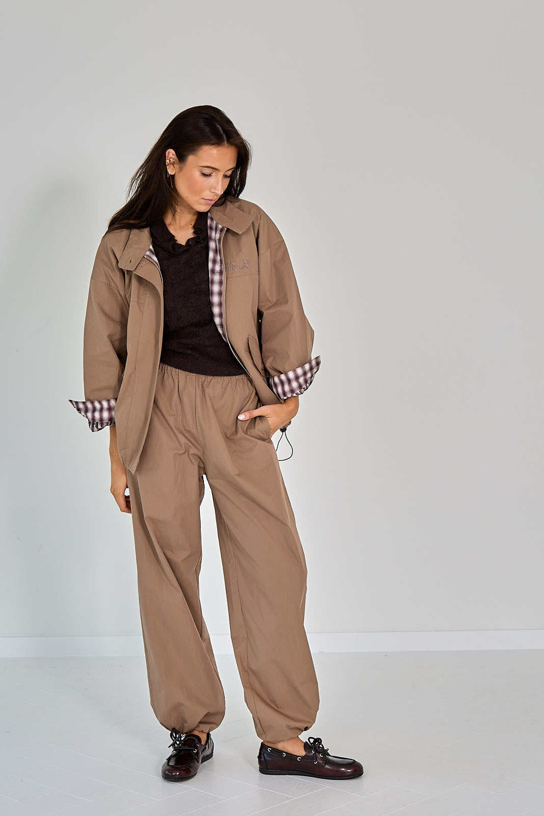 BAUM BLOUSON BEIGE RUITJE IVOERING