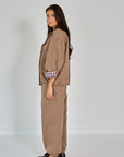 BAUM BLOUSON BEIGE RUITJE IVOERING