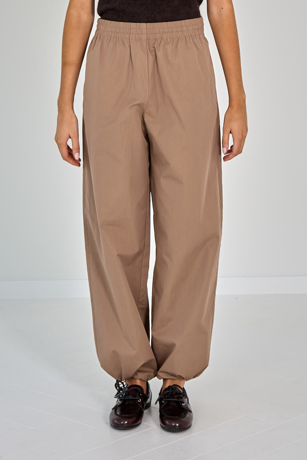 BAUM BROEK BEIGE COTTON