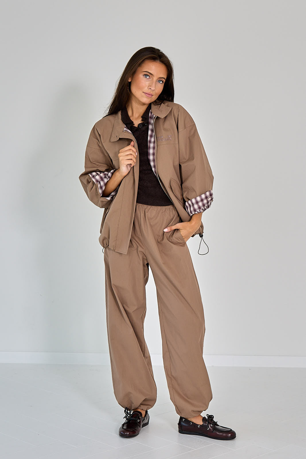 BAUM BROEK BEIGE COTTON