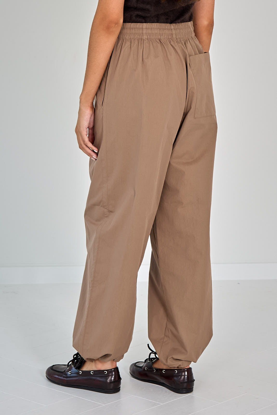 BAUM BROEK BEIGE COTTON