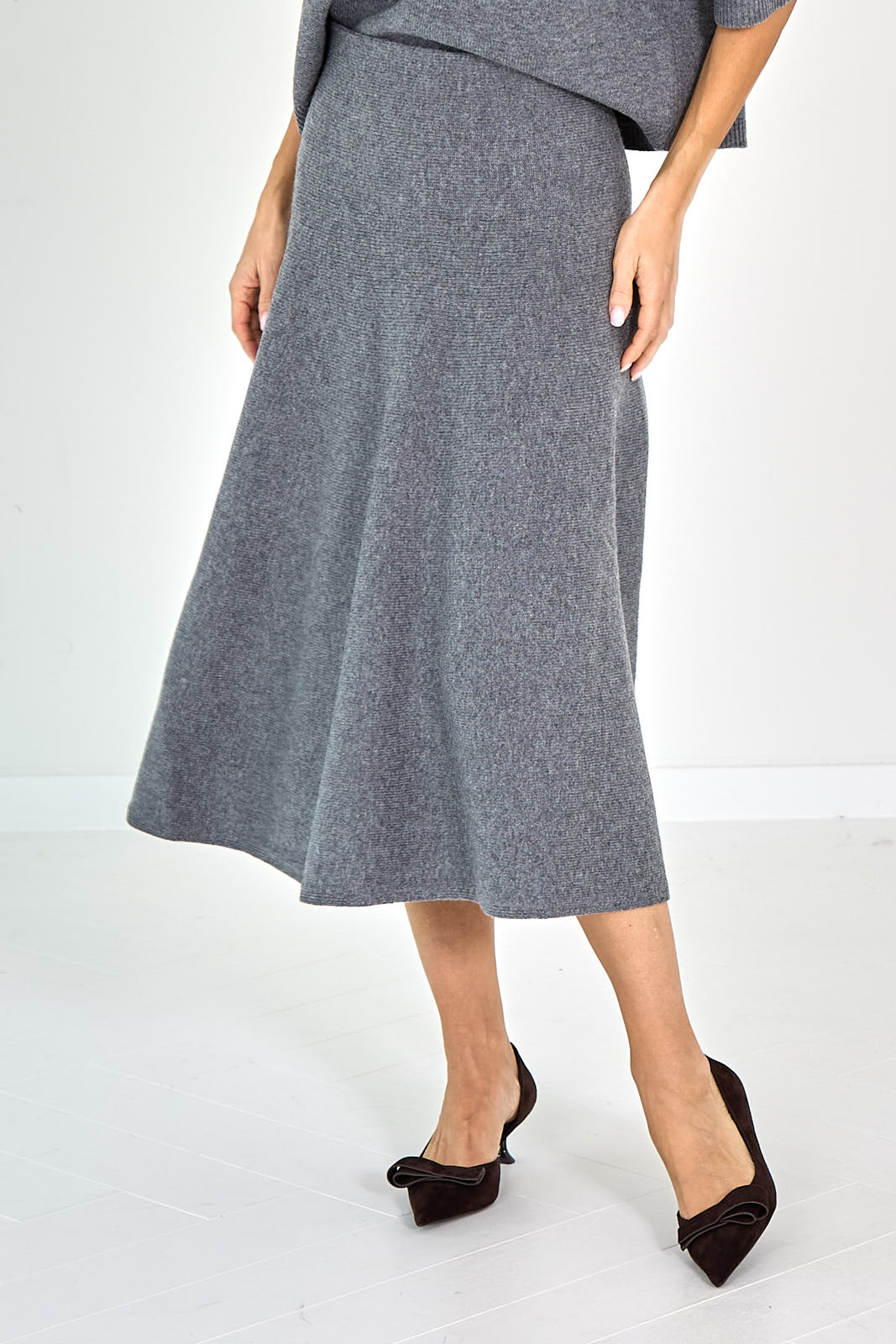WOOL BLEND SKIRT