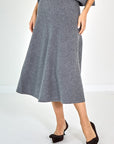 WOOL BLEND SKIRT