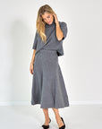 WOOL BLEND SKIRT