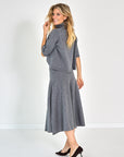WOOL BLEND SKIRT