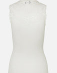 BENITA SILK SL TURTLENECK LACE TOP